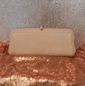 Vintage leather clutch